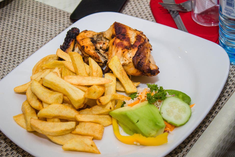 Healthy meal example